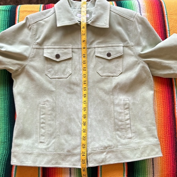 Charter Club Sage Green Suede - Picture 8 of 8